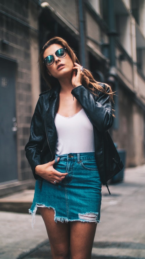 denim skirt