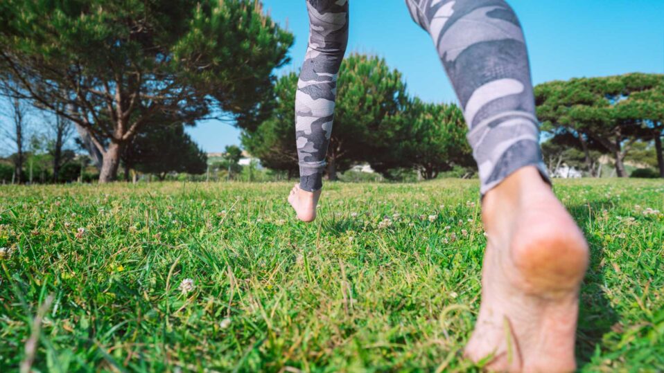 running barefoot