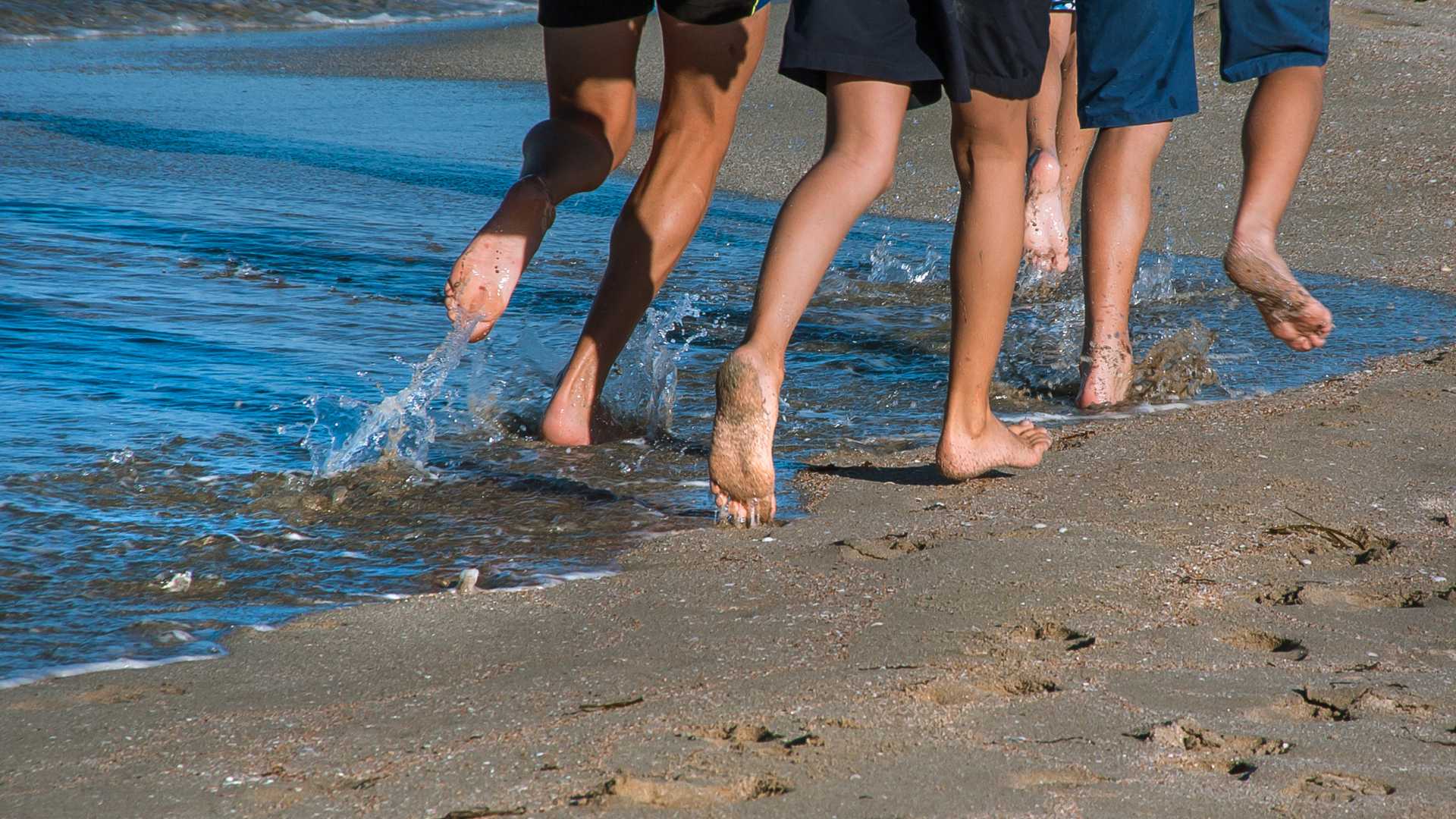 running barefoot