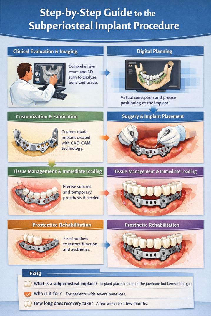 subperiosteal implant procedure